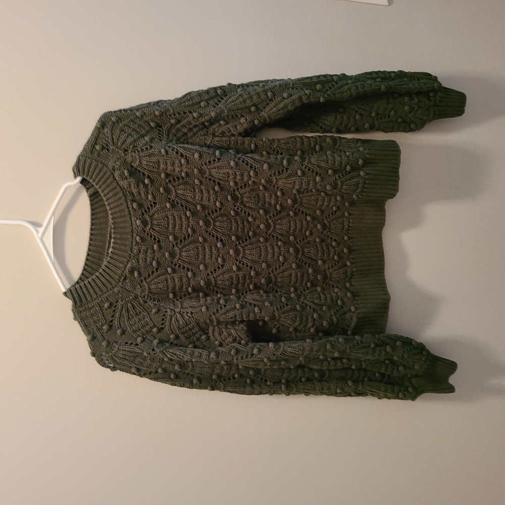 Womens green sweater
